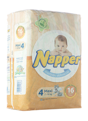 Napper Morbido Abbraccio Soft Hug Parmon Diapers, Size 4, Maxi, 7-18 kg, 16 Count