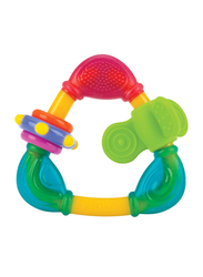 Nuby Hard/Soft Triangle Teether, Multicolor