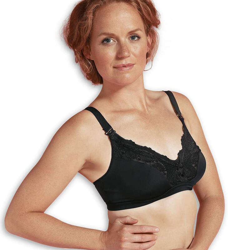 

Carriwell Lace Maternity & Nursing Bra, VI, Black