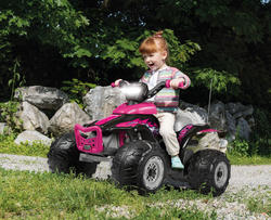Peg Perego Corral T-Rex 330W Ride On Toy, Ages 3+, Pink