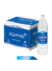 Aquafina Bottled Drinking Water, 12 Bottles x 1.5 Liter