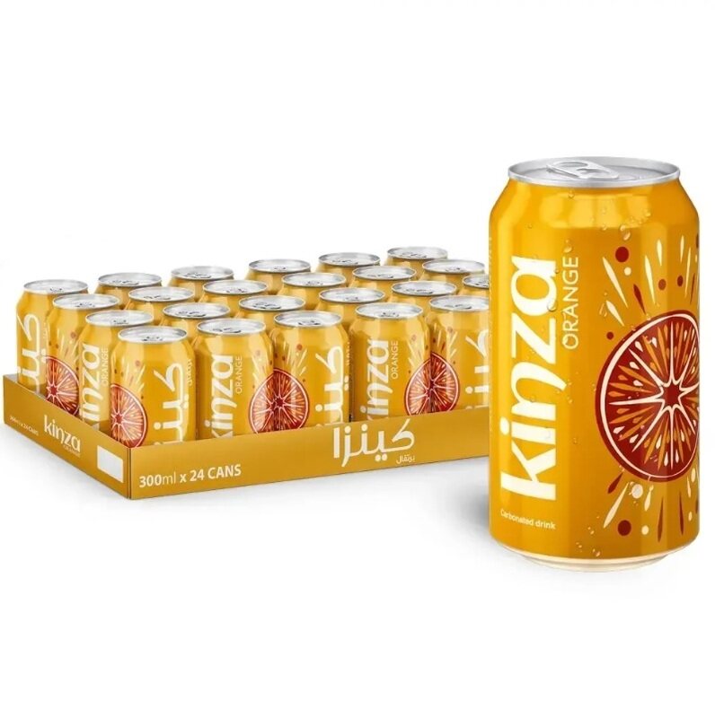 

KINZA ORANGE SOFT DRINK - 300 ml x 24