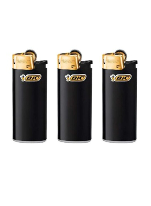 

Bic 50 Piece J5 Mini Lighter, Black/Gold