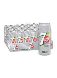 7Up Diet Soft Drink, Can, 24 x 330ml