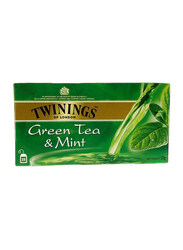 Twinings Mint Green Tea, 25 Tea Bags, 2 Boxes x 25 Tea Bags x 2g
