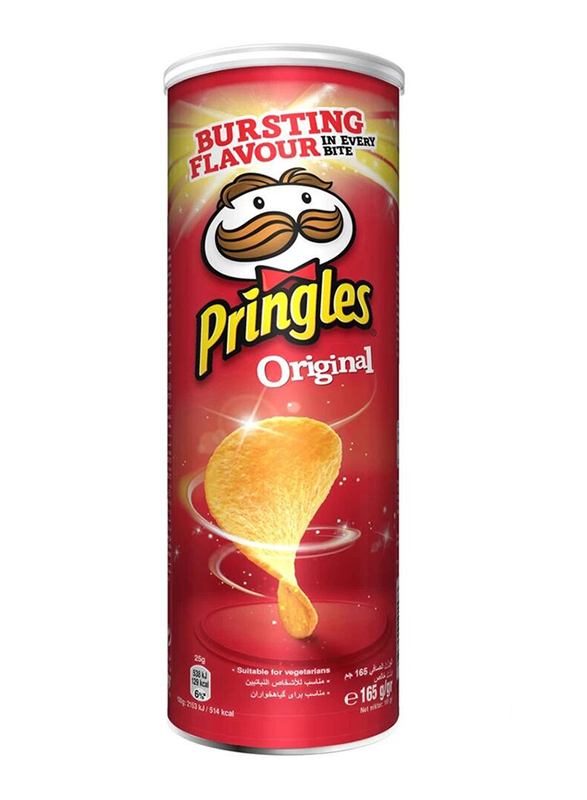 Pringles Original Chips, 4 Cans x 165g
