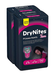 Huggies DryNites Pyjama Pants, Age 8-15 Years, 27-57 kg, Teens Girl, 52 Count