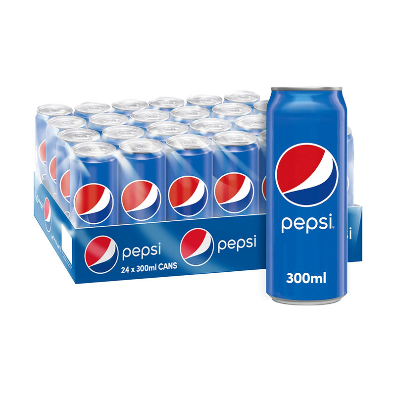 

Pepsi Regular, Can - 300 ml x 24