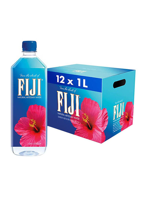 

Fiji Natural Mineral Water, 12 Bottles x 1 Liter