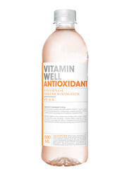 Vitamin Well Antioxidant, Peach, 12 x 500ml