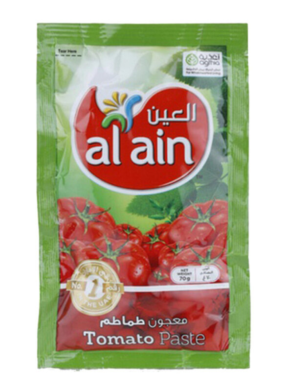 

Al Ain Tomato Paste Pouch, 100 x 70g