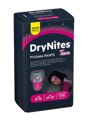 Huggies DryNites Pyjama Pants, Age 8-15 Years, 27-57 kg, Teens Girl, 52 Count