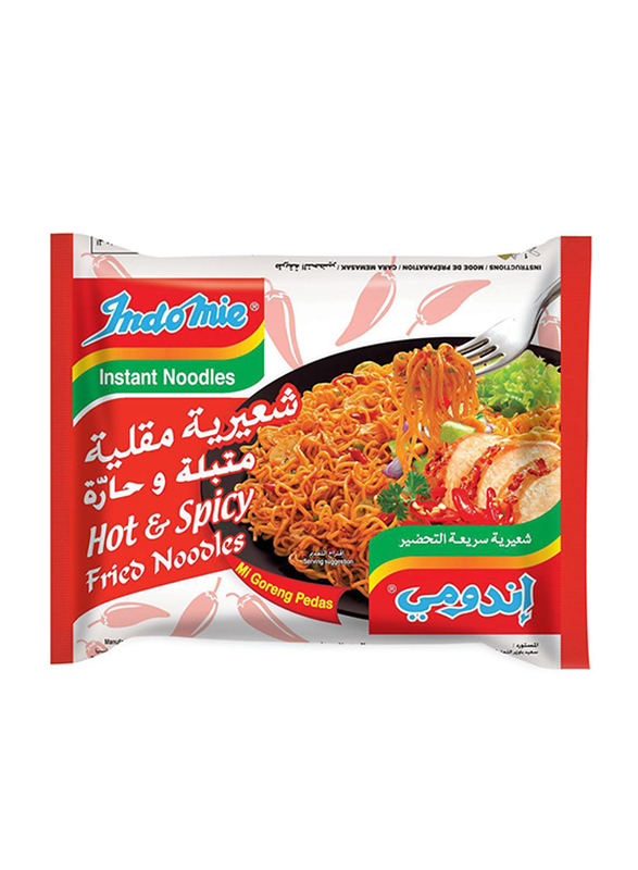 Indomie Hot & Spicy Noodles, 40 Pouches x 80g