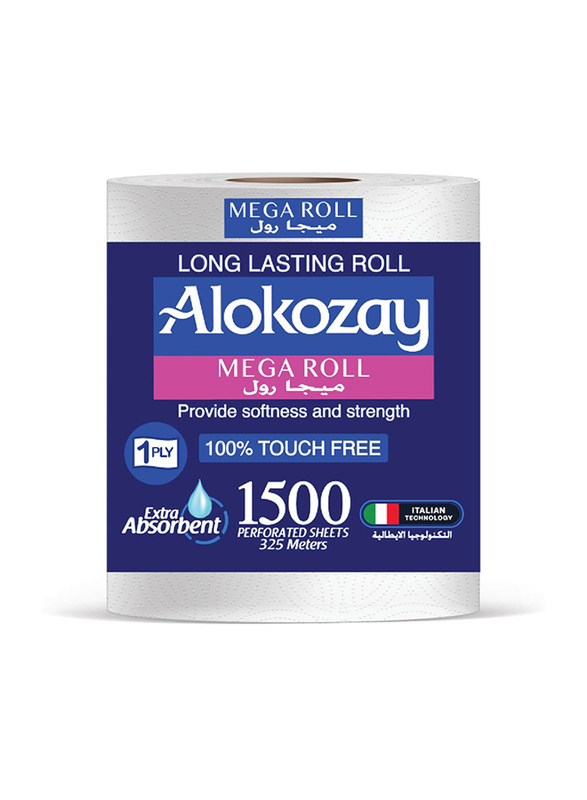 Alokozay Maxi Roll, 2 Ply x 1500 Sheets x 6 Rolls