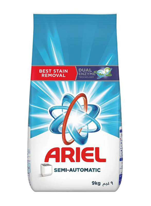 Ariel Laundry Powder Detergent Original Scent Semi Automatic, 9 Kg