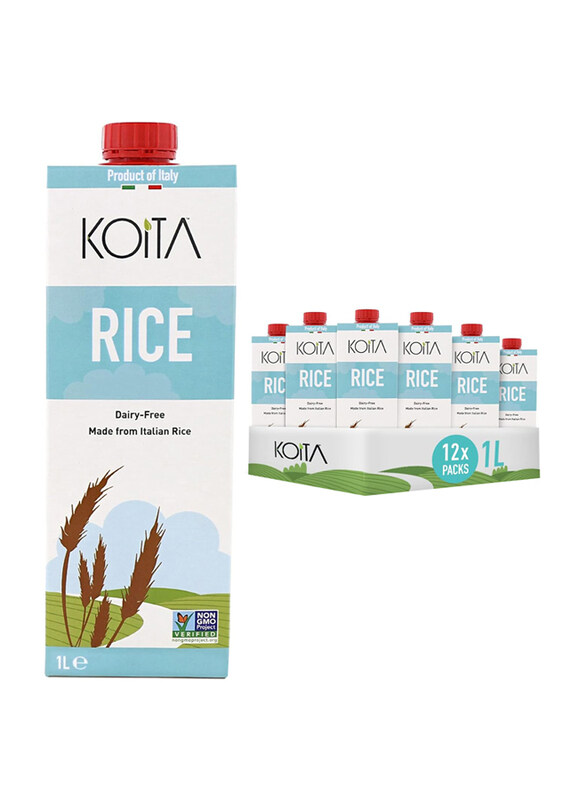 

Koita Organic Milk, Rice - 1 Liter x 12