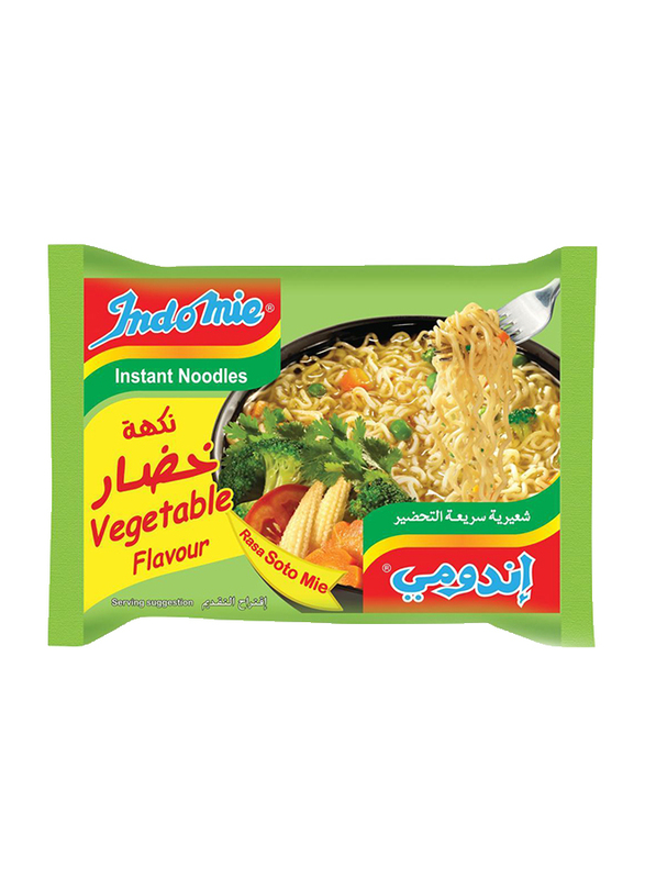 Indomie Vegetable Flavor Noodles, 40 Pouches x 75g