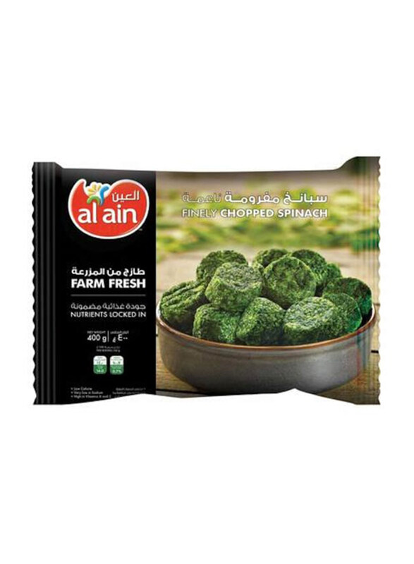

Al Ain Frozen Vegetables Chooped Spinach, 24 x 400g