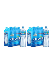 Arwa Bottled Drinking Water, 12 Bottles x 1.5 Liter