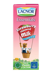 Lacnor Strawberry Flavored Milk, 32 x 180ml