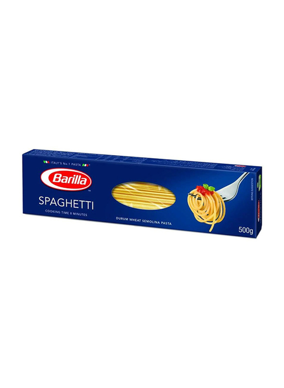 Barilla Spaghetti No. 5 Semolina Pasta, 5 Boxes x 500g