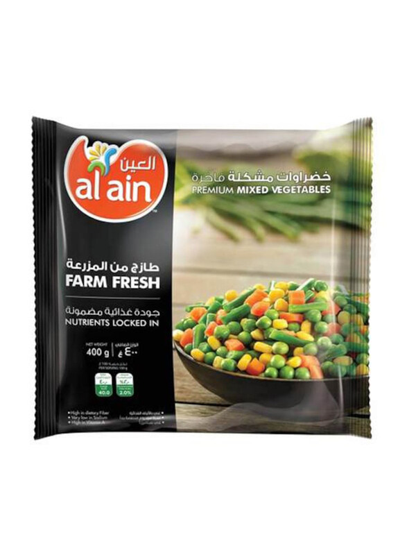

Al Ain Frozen Vegetables Mix Veg, 24 x 400g