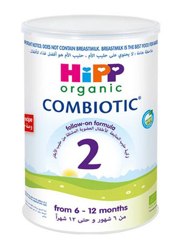 Hipp Organic Stage 2 Follow-on Formula from 6 Months to 12 Months Baby Milk Powder, 800g