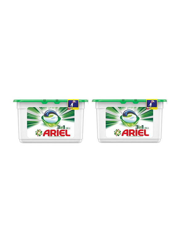 Ariel 3-in-1 Laundry Detergent Pods, 2 Boxes x 15 Pods