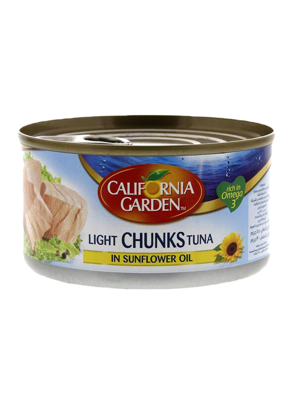 

California Garden Light Chunks Tuna in Sunflower Oil, 3 Cans x 170g