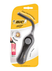 Bic 12 Piece Megalighter U140 Flex Relax Lighter, Black