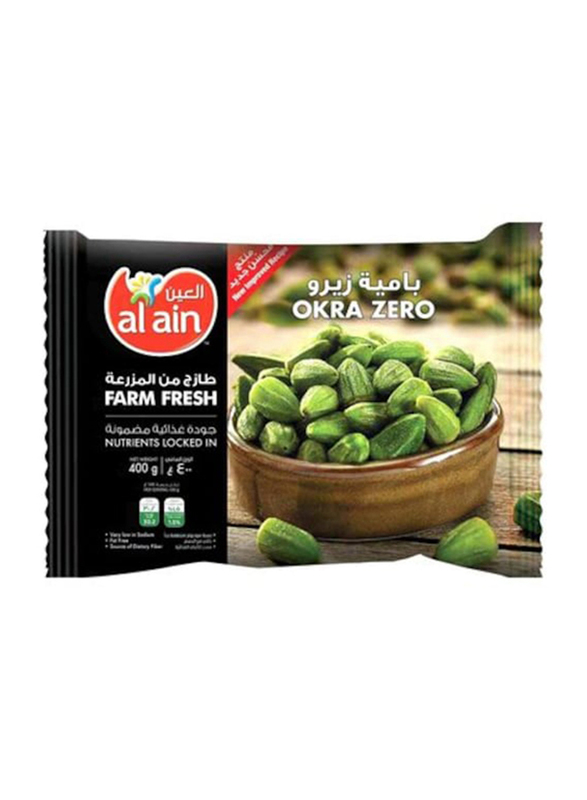 Al Ain Frozen Vegetables Okra Extra, 24 x 400g