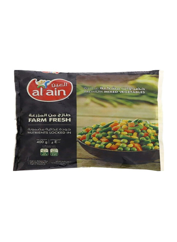 

Al Ain Frozen Vegetables Peas & Carrots, 12 x 900g