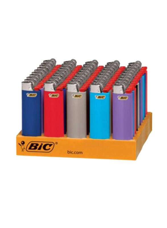 

Bic 50 Piece J6 Maxi Assorted Lighter, Multicolour