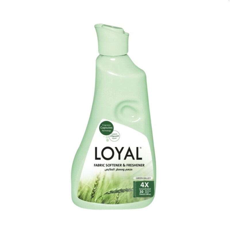 

Loyal Fabric Softener, Green Valley - 750 ml x 12