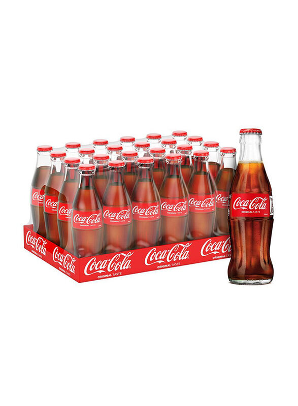 

Coca Cola Regular Soft Drink, 24 Glass Bottles x 290ml