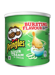 Pringles Sour Cream & Onion Chips, 12 Cans x 40g