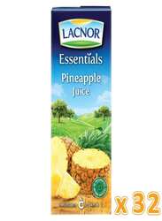 Lacnor Essentials Pineapple Juice, 32 x 180ml