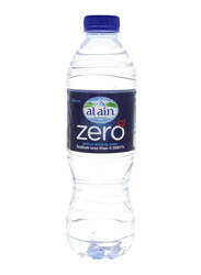 Al Ain Zero Sodium Free Bottled Drinking Water, 24 Bottles x 500ml