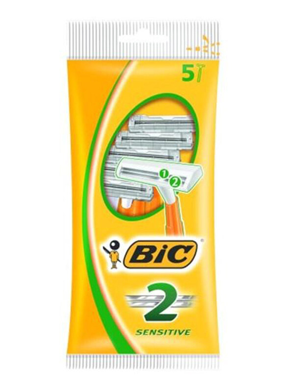 

BIC 2 Sensitive Disposable Razor, 20 x 5 Razors