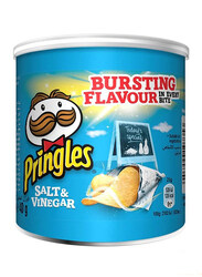 Pringles Salt & Vinegar Chips, 12 Cans x 40g