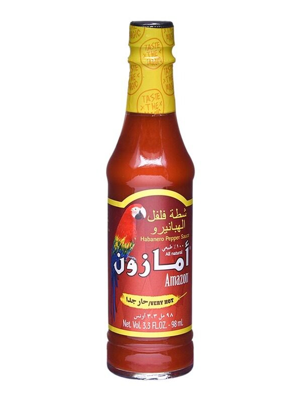 

Amazon Very Hot Habanero Pepper Sauce, 98ml