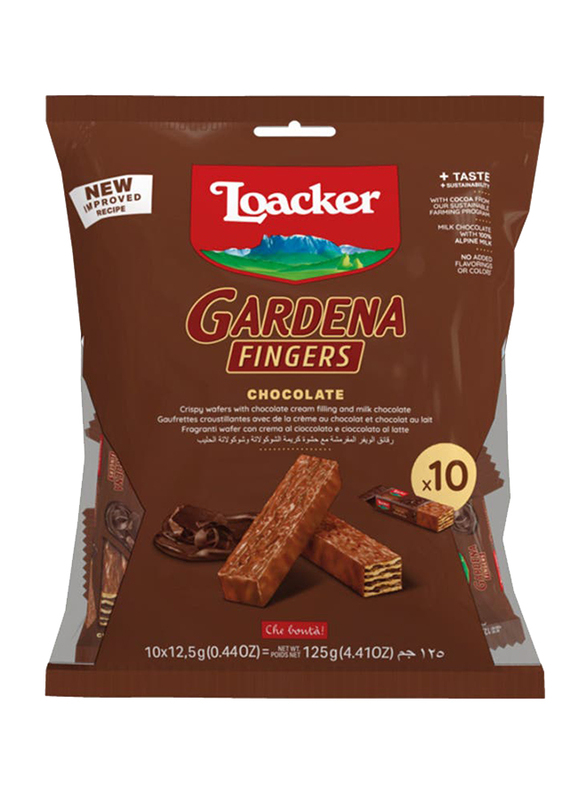 Loacker Gardena Fingers Chocolate, 125g