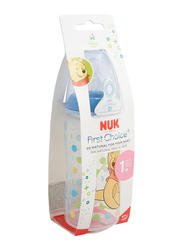 Nuk First Choice Plus Winne The Pooh Printed Feeding Bottle, 300ml, 0-6 Months, Multicolour