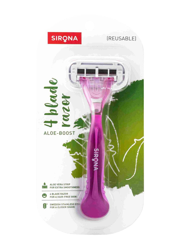 Sirona Reusable Women 4 Blade Razor