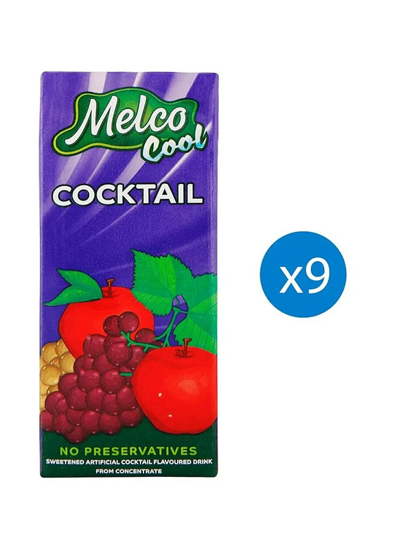 Melco Cool Cocktail Drink - 9 x 250ml