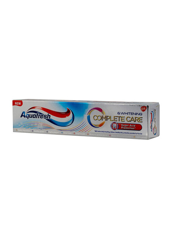 

Aquafresh Complete Care And Whitening Fluoride Toothpaste, 100ml