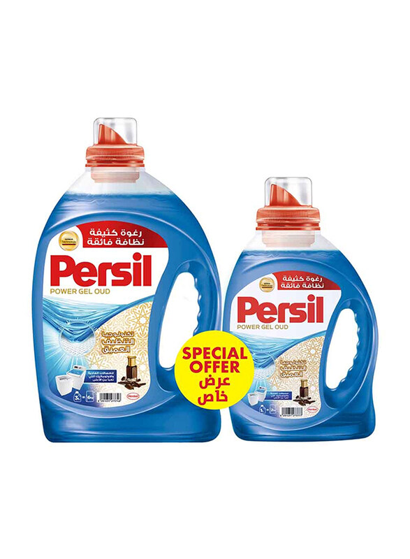 

Persil Oud Power Gel, 2 Pieces, 3L + 1 Liter