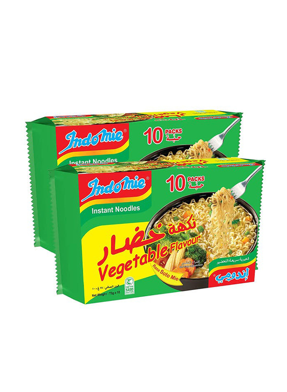 Indomie Vegetable Flavour, 2 x 750g