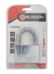 Blossom Candado Metal Lock, 70mm, Silver