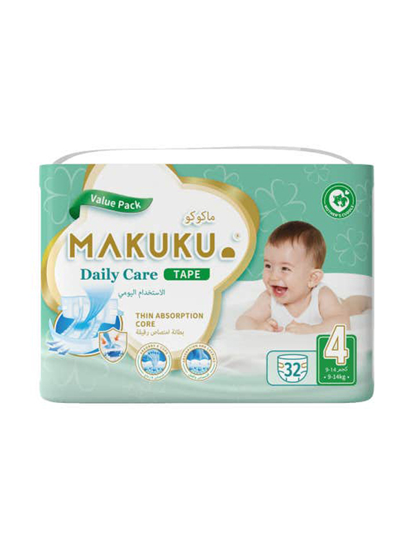 Makuku Daily Care Tape, Large, 32 Count